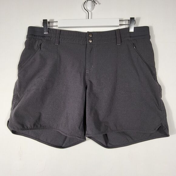 Kuhl Stratus Shorts Women 14 Grey Outdoor Workout Hiking Lightweight Comfort - Picture 2 of 10